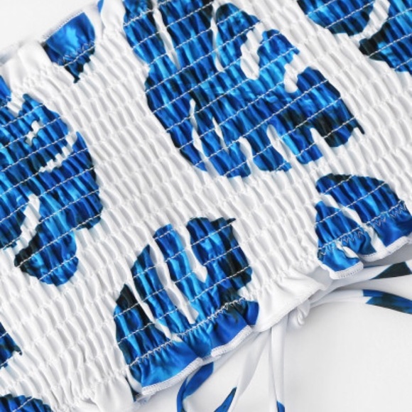 Floral Strapless Bikini - Picture 4 of 8